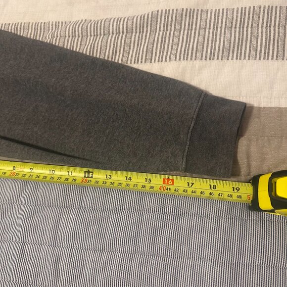 Nike Crewneck Sweater Mens XXL Gray Long Sleeve Cotton Polyester Sweatshirt - Picture 5 of 7